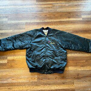 Vtg 80's Hartwell - Twin Cities Postal Service - Satin Bomber Jacket - Sz L
